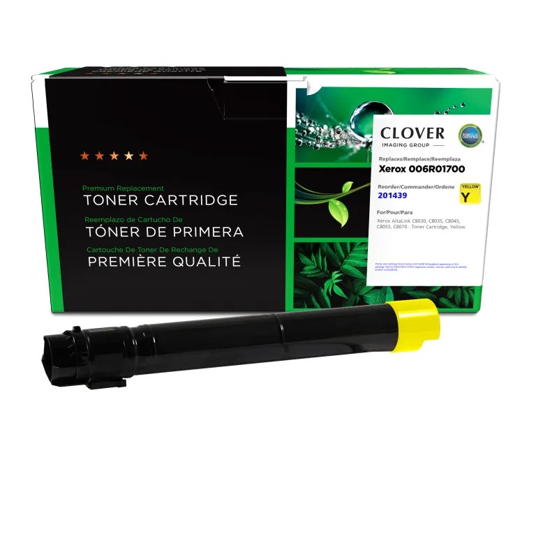Clover Imaging Remanufactured Yellow Toner Cartridge for Xerox  006R01700