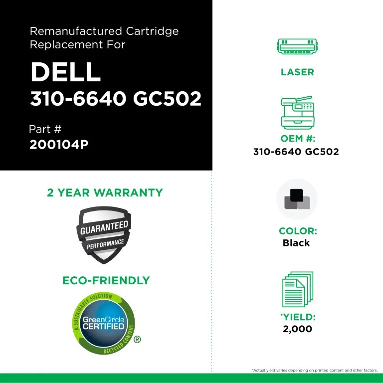 Clover Imaging Remanufactured Toner Cartridge for Dell 1100