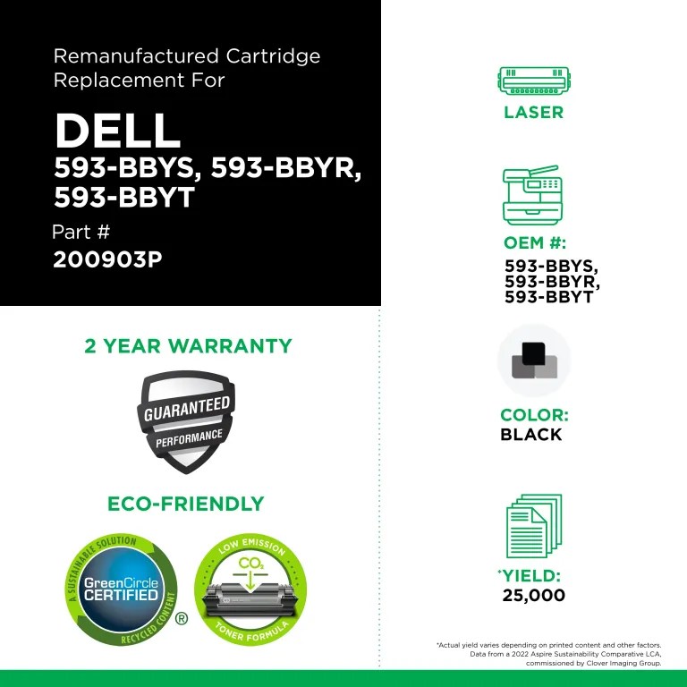 Clover Imaging Remanufactured High Yield Toner Cartridge for Dell S5830