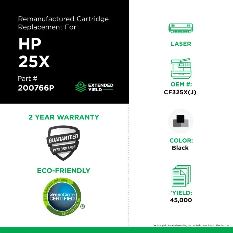 Clover Imaging Remanufactured Extended Yield Toner Cartridge for HP CF325X