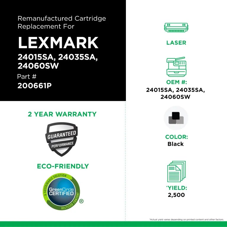 Clover Imaging Remanufactured Toner Cartridge for Lexmark E230/E232/E240/E330/E332/E340