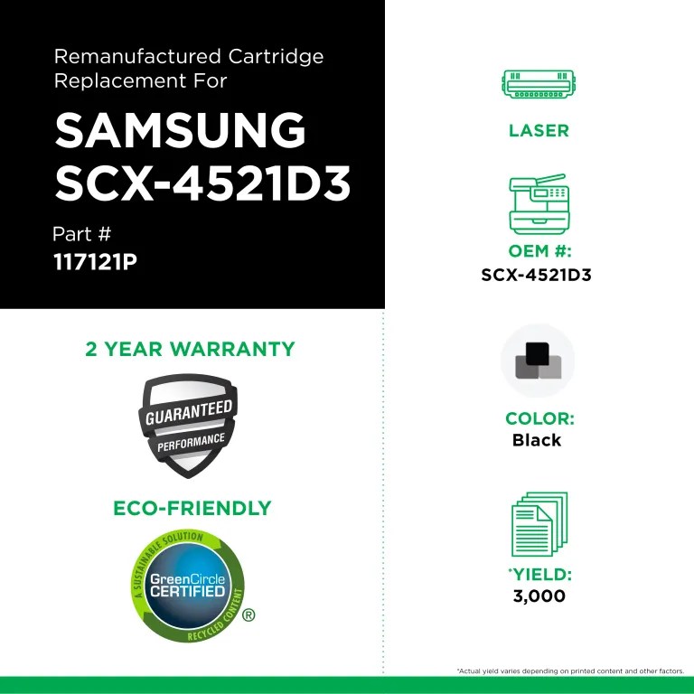 Clover Imaging Remanufactured Toner Cartridge for Samsung SCX-4521D3