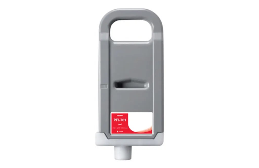 WF Non-OEM New Red Wide Format Ink Cartridge for Canon PFI-701 (0906B001)