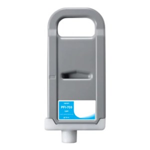 WF Non-OEM New Cyan Wide Format Ink Cartridge for Canon PFI-703 (2964B001AA) WF Non-OEM New Cyan Wide Format Ink Cartridge for Canon PFI-703 (2964B001AA)