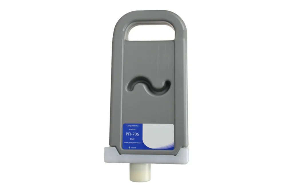 WF Non-OEM New Blue Wide Format Ink Cartridge for Canon PFI-706 (6689B001AA)