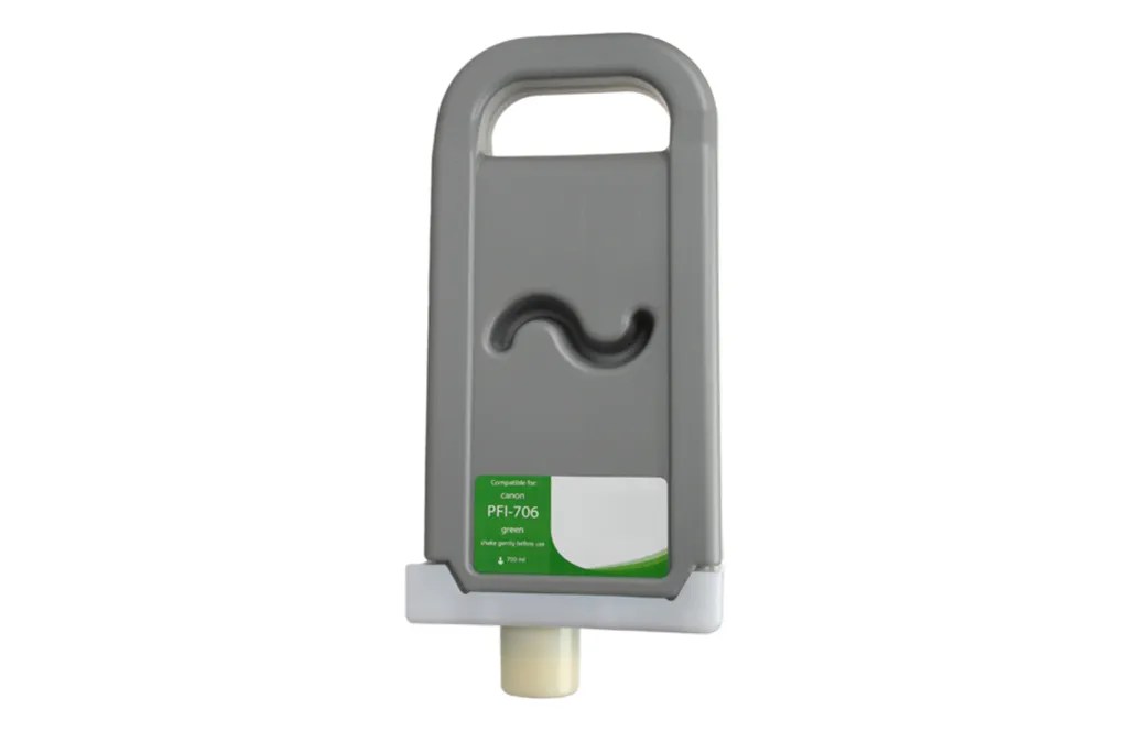 WF Non-OEM New Green Wide Format Ink Cartridge for Canon PFI-706 (6688B001AA)