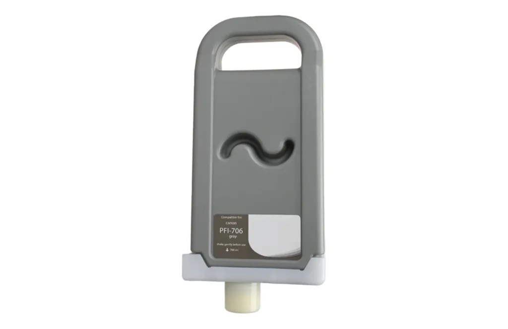 WF Remanufactured Gray Wide Format Ink Cartridge for Canon PFI-706 (6690B001A)