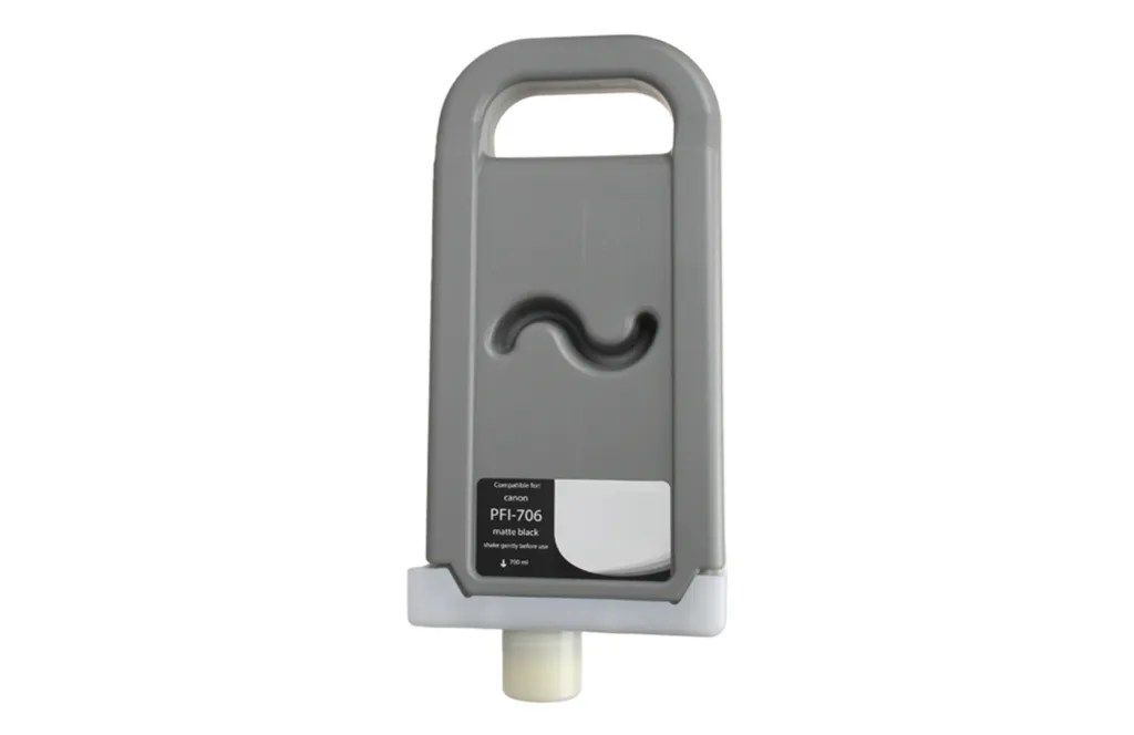 WF Non-OEM New Matte Black Wide Format Ink Cartridge for Canon PFI-706 (6680B001AA)