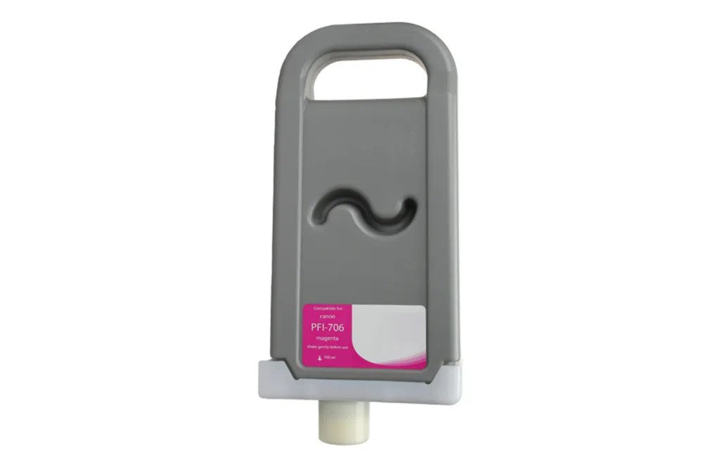 WF Non-OEM New Magenta Wide Format Ink Cartridge for Canon PFI-706 (6683B001AA)
