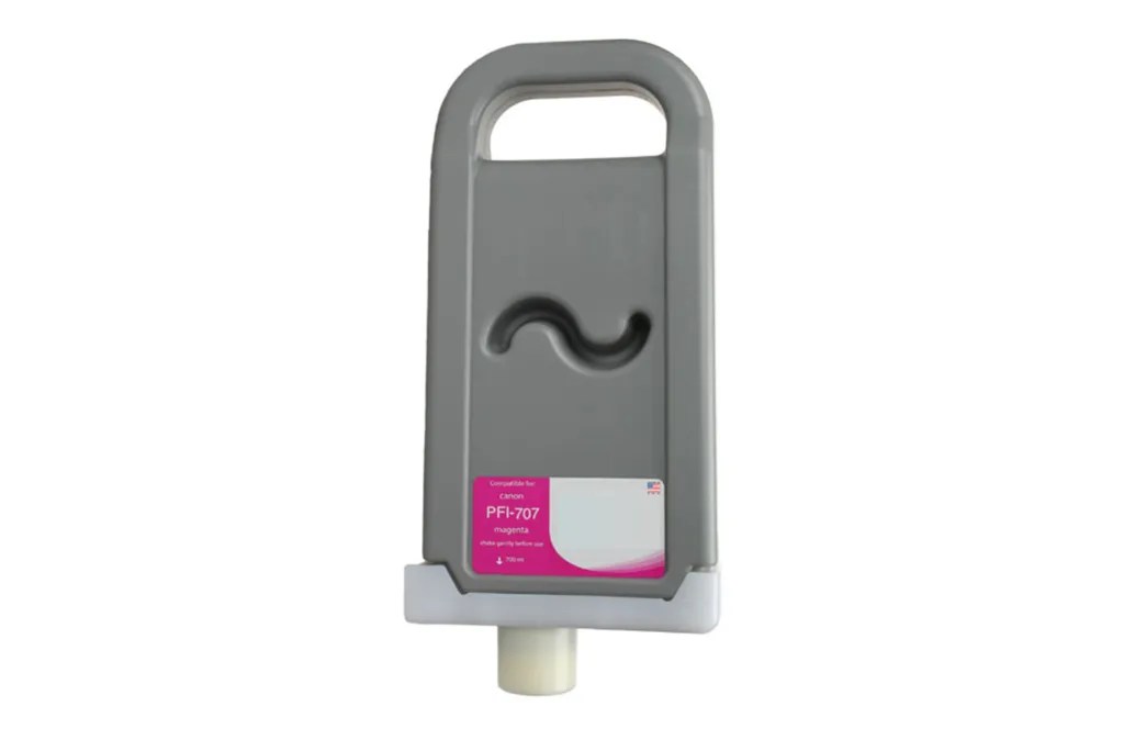 WF Non-OEM New Magenta Wide Format Ink Cartridge for Canon PFI-707 (9823B001AA)