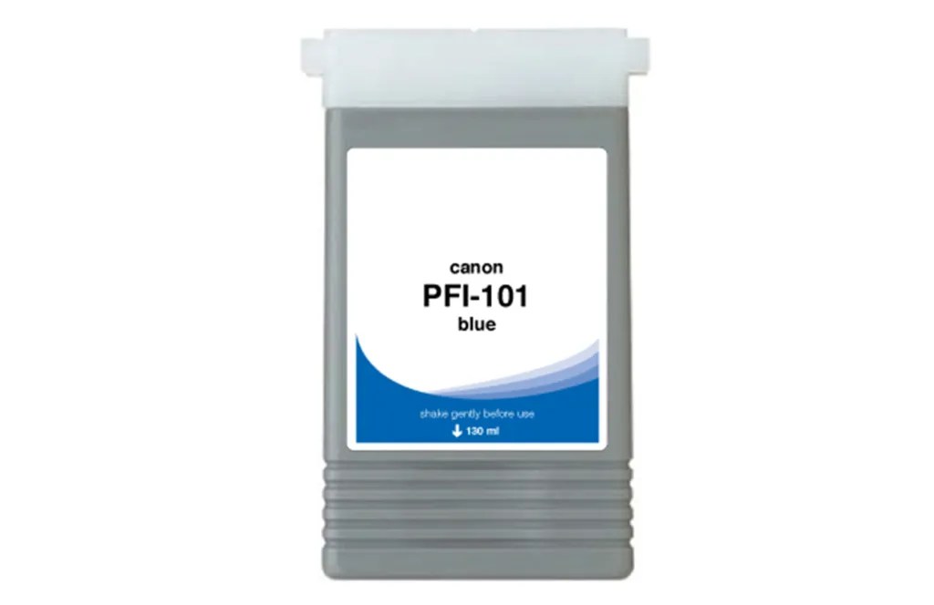 WF Non-OEM New Blue Wide Format Ink Cartridge for Canon PFI-101 (0891B001AA)