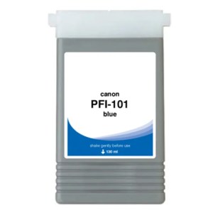 WF Non-OEM New Blue Wide Format Ink Cartridge for Canon PFI-101 (0891B001AA) WF Non-OEM New Blue Wide Format Ink Cartridge for Canon PFI-101 (0891B001AA)