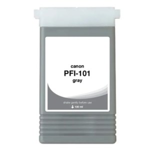 WF Non-OEM New Gray Wide Format Ink Cartridge for Canon PFI-101 (0892B001AA) WF Non-OEM New Gray Wide Format Ink Cartridge for Canon PFI-101 (0892B001AA)