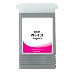 WF Non-OEM New Magenta Wide Format Ink Cartridge for Canon PFI-101 (0885B001AA) WF Non-OEM New Magenta Wide Format Ink Cartridge for Canon PFI-101 (0885B001AA)