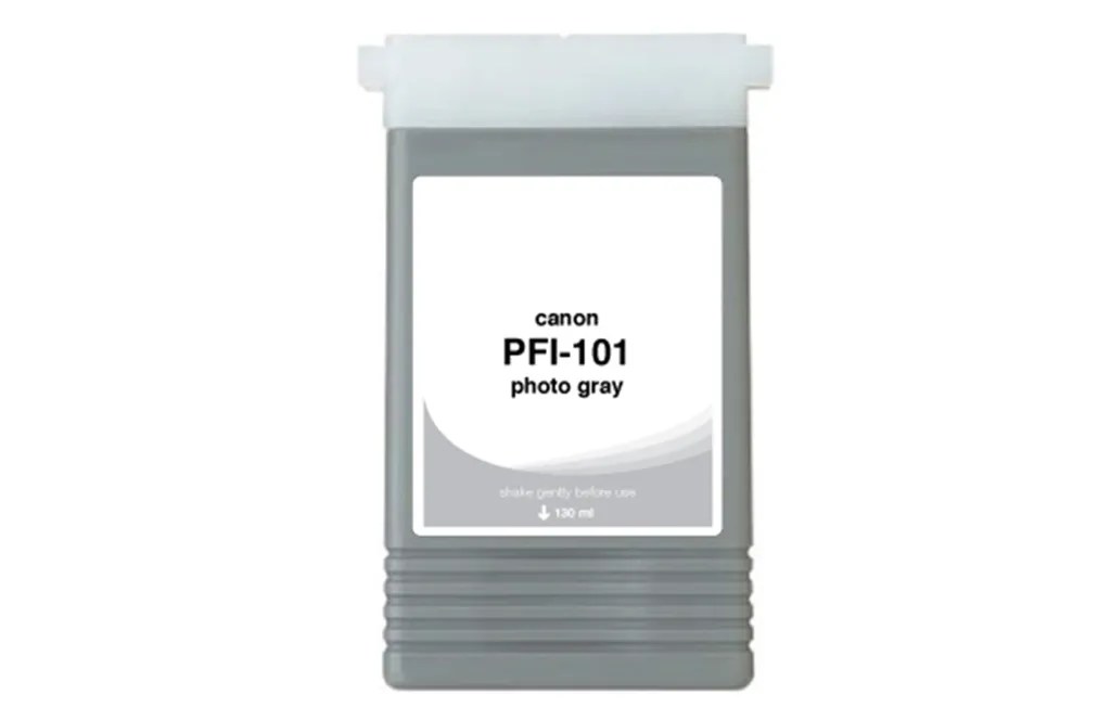 WF Non-OEM New Photo Gray Wide Format Ink Cartridge for Canon PFI-101 (0893B001AA)