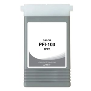 WF Non-OEM New Gray Wide Format Ink Cartridge for Canon PFI-103 (2213B001AA) WF Non-OEM New Gray Wide Format Ink Cartridge for Canon PFI-103 (2213B001AA)