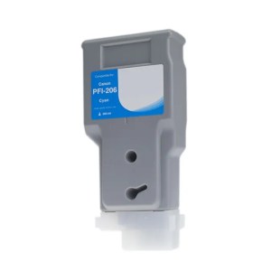 WF Non-OEM New Cyan Wide Format Ink Cartridge for Canon PFI-206 (5304B001AA) WF Non-OEM New Cyan Wide Format Ink Cartridge for Canon PFI-206 (5304B001AA)