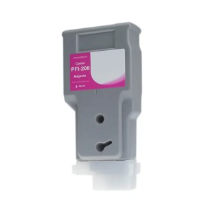 WF Non-OEM New Magenta Wide Format Ink Cartridge for Canon PFI-206 (5305B001AA) WF Non-OEM New Magenta Wide Format Ink Cartridge for Canon PFI-206 (5305B001AA)