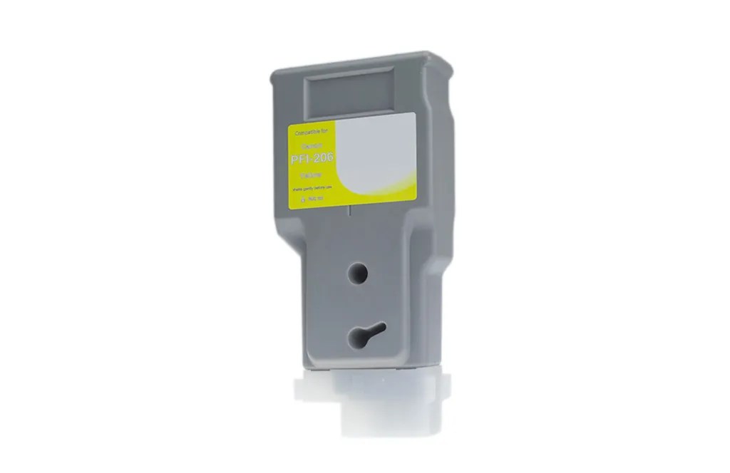 WF Non-OEM New Yellow Wide Format Ink Cartridge for Canon PFI-206 (5306B001AA)