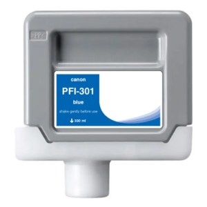 WF Non-OEM New Blue Wide Format Ink Cartridge for Canon PFI-301 (1494B001AA) WF Non-OEM New Blue Wide Format Ink Cartridge for Canon PFI-301 (1494B001AA)