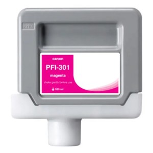 WF Non-OEM New Magenta Wide Format Ink Cartridge for Canon PFI-301 (1488B001AA) WF Non-OEM New Magenta Wide Format Ink Cartridge for Canon PFI-301 (1488B001AA)