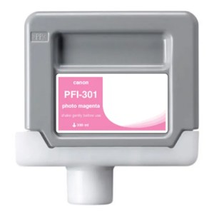 WF Non-OEM New Photo Magenta Wide Format Ink Cartridge for Canon PFI-301 (1491B001AA) WF Non-OEM New Photo Magenta Wide Format Ink Cartridge for Canon PFI-301 (1491B001AA)