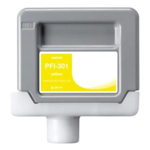 WF Non-OEM New Yellow Wide Format Ink Cartridge for Canon PFI-301 (1489B001AA) WF Non-OEM New Yellow Wide Format Ink Cartridge for Canon PFI-301 (1489B001AA)