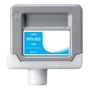 WF Non-OEM New Cyan Wide Format Ink Cartridge for Canon PFI-303 (2959B001AA) WF Non-OEM New Cyan Wide Format Ink Cartridge for Canon PFI-303 (2959B001AA)