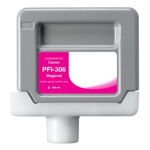 WF Non-OEM New Magenta Wide Format Ink Cartridge for Canon PFI-306 (6659B001AA) WF Non-OEM New Magenta Wide Format Ink Cartridge for Canon PFI-306 (6659B001AA)