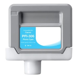 WF Non-OEM New Photo Cyan Wide Format Ink Cartridge for Canon PFI-306 (6661B001AA) WF Non-OEM New Photo Cyan Wide Format Ink Cartridge for Canon PFI-306 (6661B001AA)
