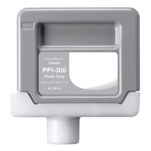 WF Non-OEM New Photo Gray Wide Format Ink Cartridge for Canon PFI-306 (6667B001AA) WF Non-OEM New Photo Gray Wide Format Ink Cartridge for Canon PFI-306 (6667B001AA)