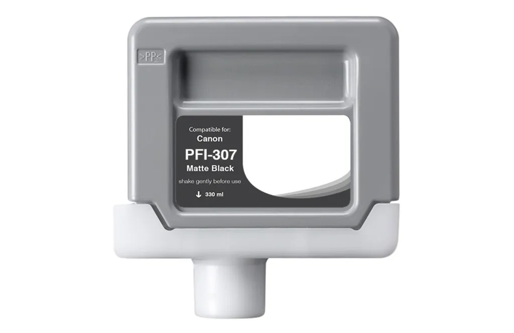 WF Non-OEM New Matte Black Wide Format Ink Cartridge for Canon PFI-307 (9810B001AA)
