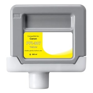 WF Non-OEM New Yellow Wide Format Ink Cartridge for Canon PFI-307 (9814B001AA) WF Non-OEM New Yellow Wide Format Ink Cartridge for Canon PFI-307 (9814B001AA)