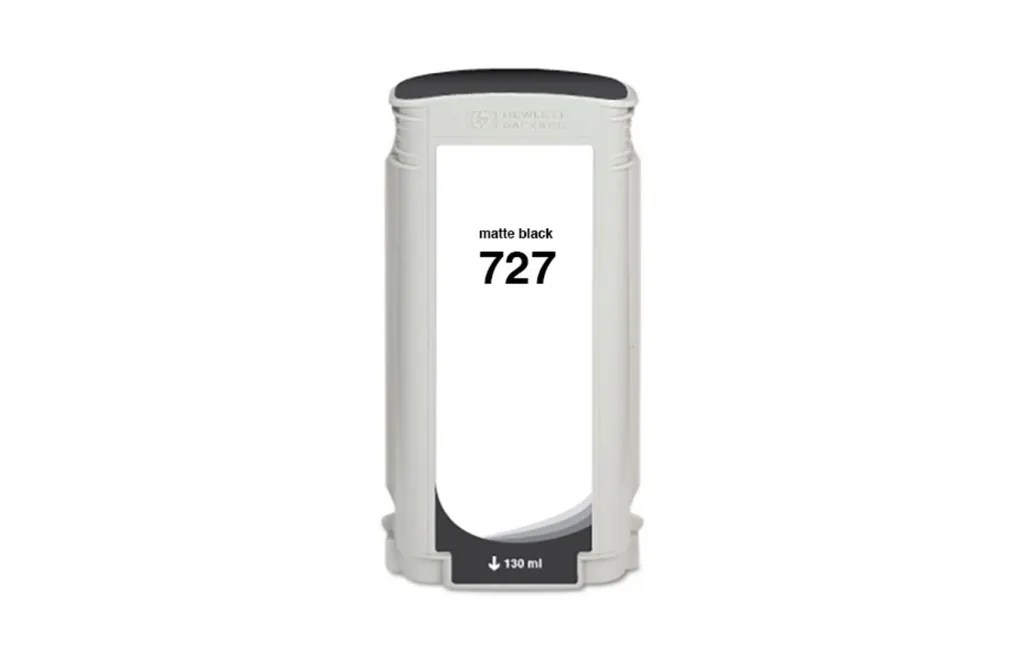 WF Non-OEM New Matte Black Wide Format Ink Cartridge for HP 727 (B3P22A)