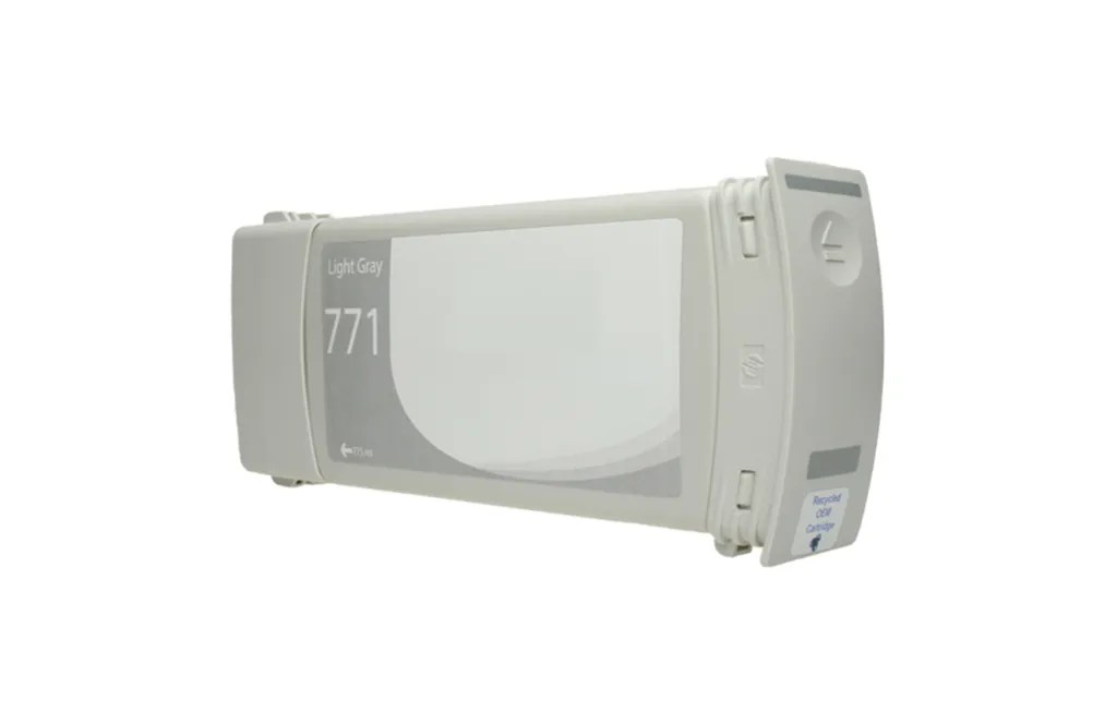 WF Remanufactured Light Gray Wide Format Ink Cartridge for HP 771 (CE044A)