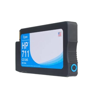 WF Remanufactured Cyan Wide Format Ink Cartridge for HP 711 (CZ130A) WF Remanufactured Cyan Wide Format Ink Cartridge for HP 711 (CZ130A)