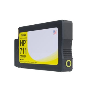 WF Remanufactured Yellow Wide Format Ink Cartridge for HP 711 (CZ132A) WF Remanufactured Yellow Wide Format Ink Cartridge for HP 711 (CZ132A)