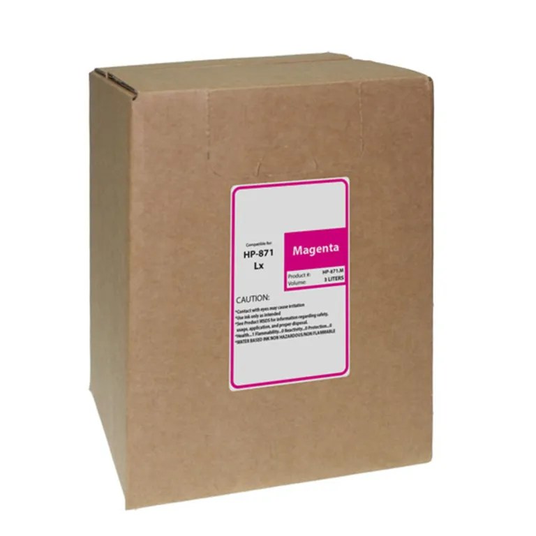WF Non-OEM New Magenta Wide Format Ink Bag for HP 871 (G0Y80D)