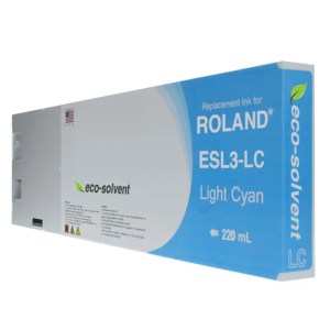 WF Non-OEM New Light Cyan Wide Format Inkjet Cartridge for Roland ESL3-LC WF Non-OEM New Light Cyan Wide Format Inkjet Cartridge for Roland ESL3-LC