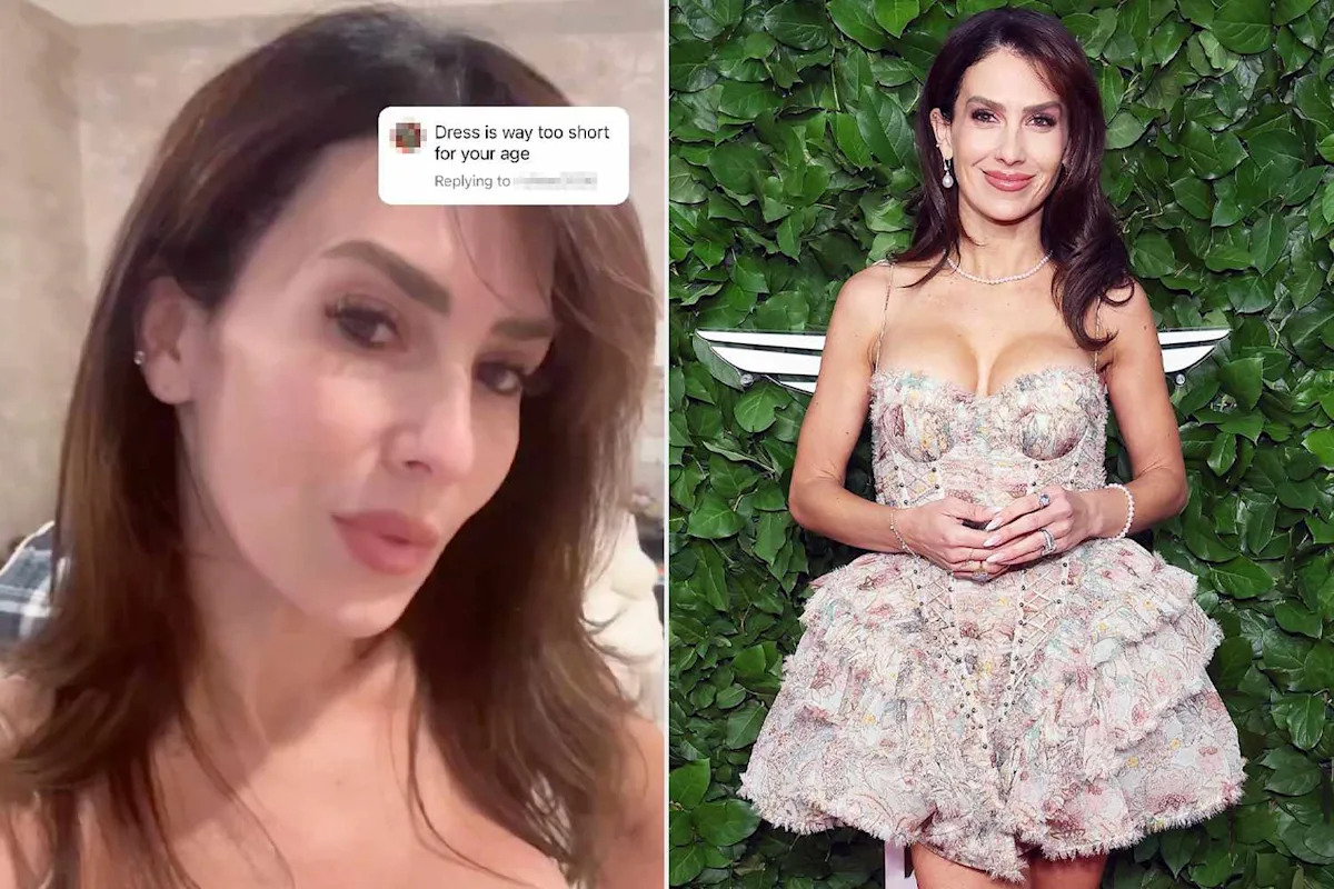 Hilaria Baldwin, 41, Fires Back at Age-Shaming Fan Over ‘Too Short’ Dress Hilaria Baldwin, 41, Fires Back at Age-Shaming Fan Over ‘Too Short’ Dress