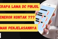 Berapa Lama DC Pinjol Meneror Kontak? Temukan Informasi Lengkapnya! Berapa Lama DC Pinjol Meneror Kontak? Temukan Informasi Lengkapnya!