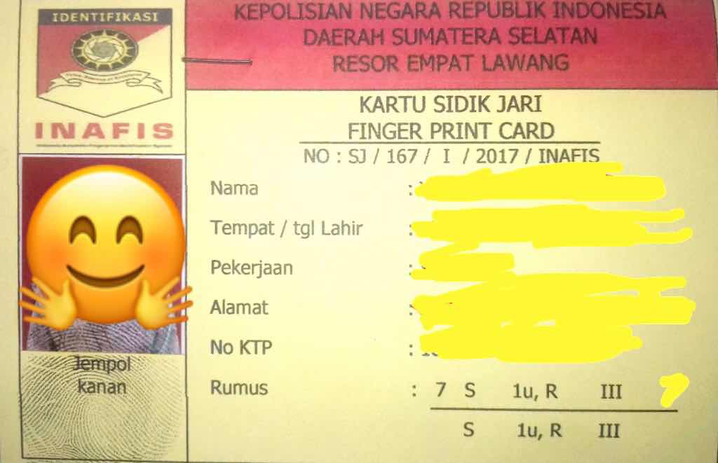 Kartu Sidik Jari: Pengertian, Fungsi, dan Manfaatnya Kartu Sidik Jari: Pengertian, Fungsi, dan Manfaatnya