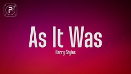 Harry Styles – As It Was (Lyrics) Harry Styles – As It Was (Lyrics)