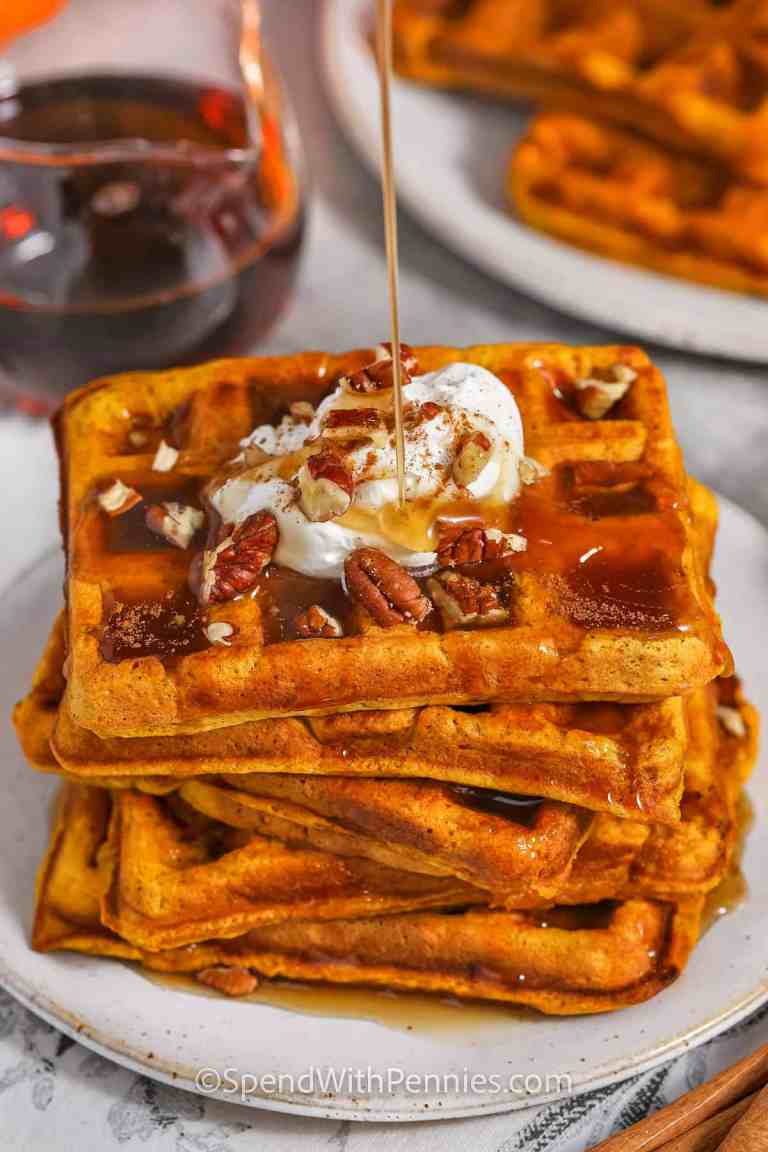 Pumpkin Waffles: Spend with Pennies Pumpkin Waffles: Spend with Pennies