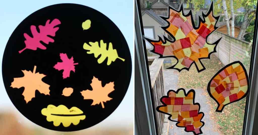25 Autumn Leaf Suncatchers: Crafts, Ideas and Inspiration 25 Autumn Leaf Suncatchers: Crafts, Ideas and Inspiration