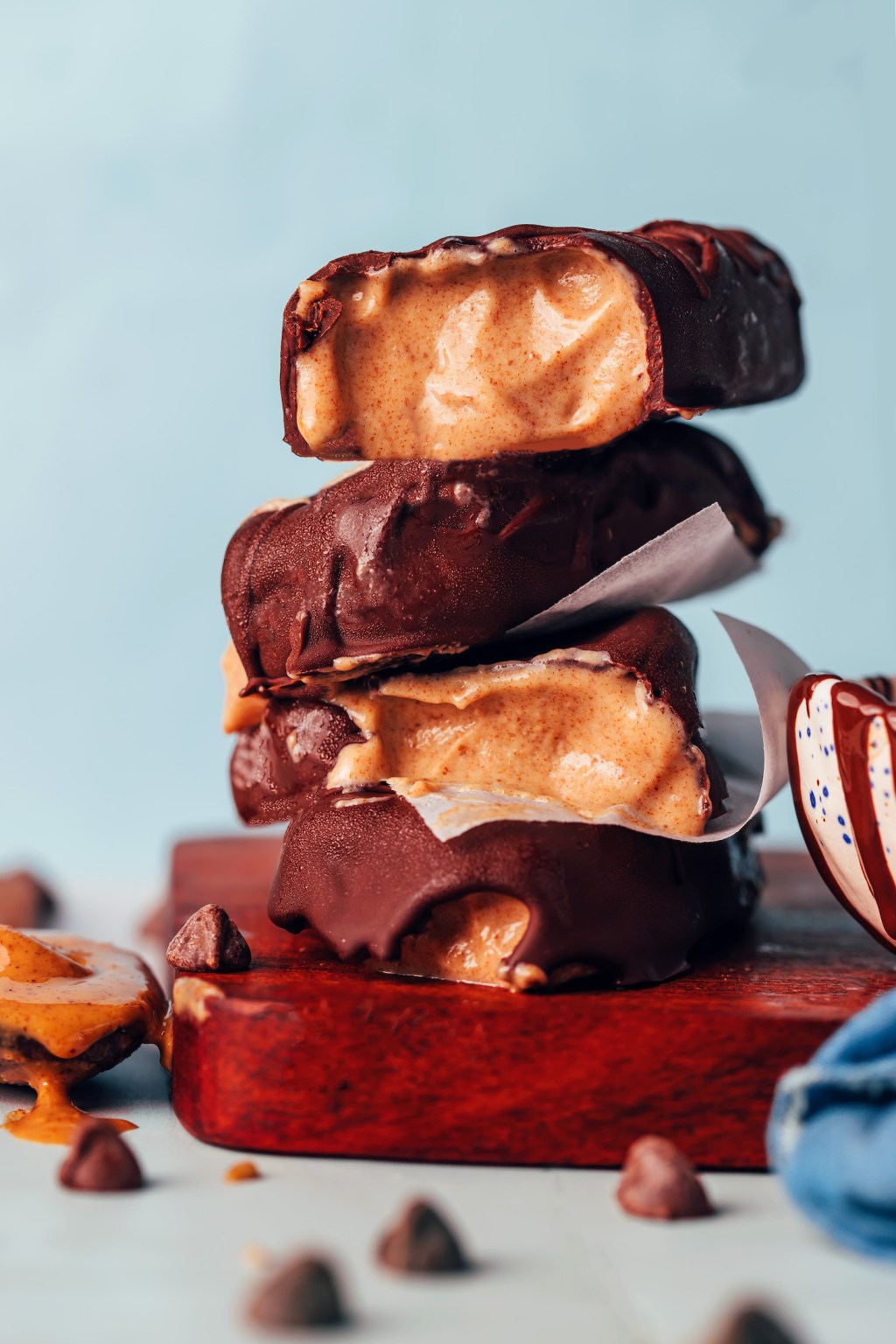 Chocolate Peanut Butter Ice Cream Bars (Vegan) Chocolate Peanut Butter Ice Cream Bars (Vegan)