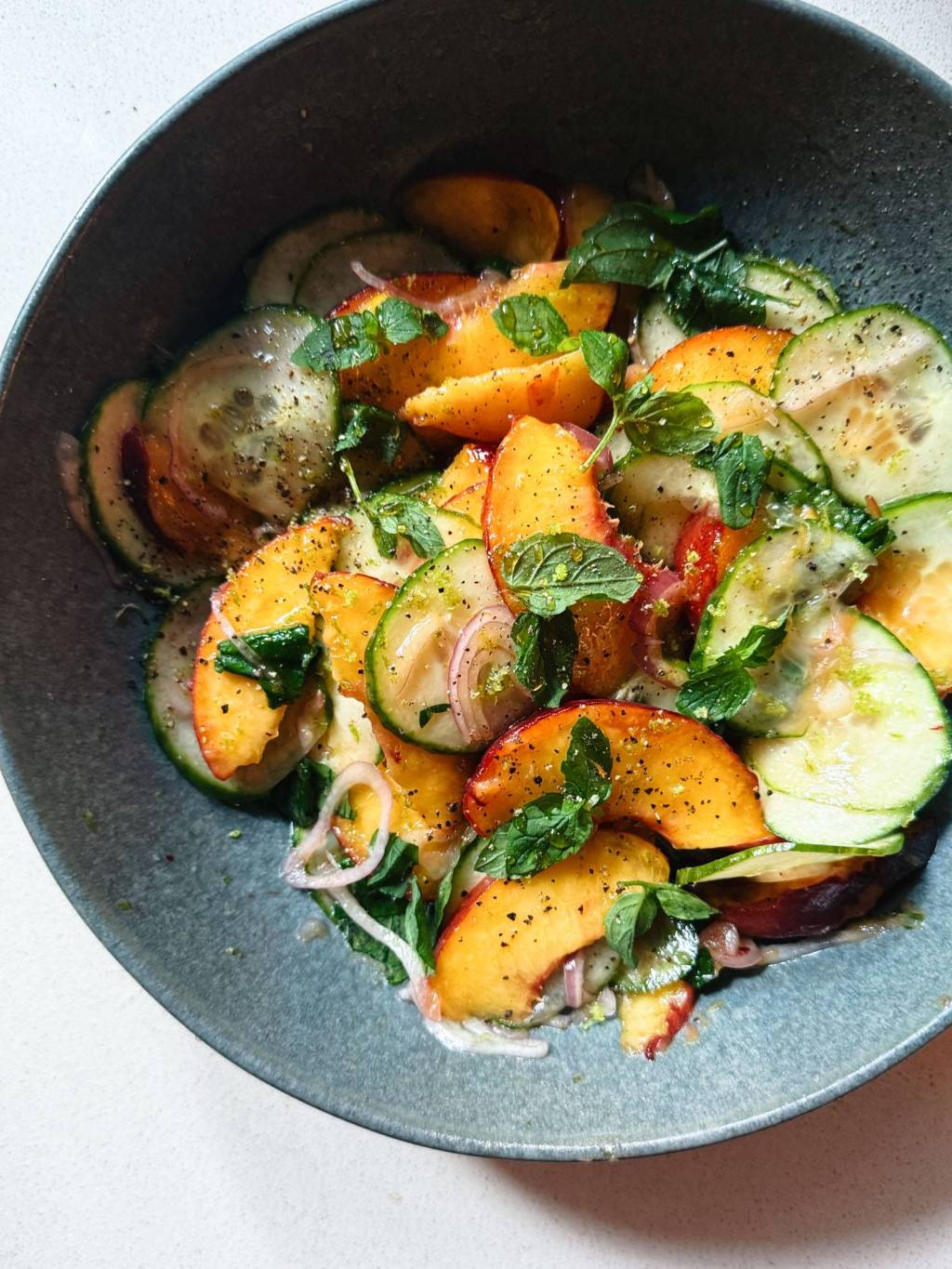 Delicious Peach Salad Recipe – Pinch of Yum Delicious Peach Salad Recipe – Pinch of Yum