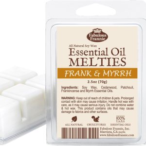 Fabulous Frannie Frank and Myrrh Blend Pure & Natural Soy Candle Meltie/Tart/Melts Made with Pure Essential Oils 2.5oz Fabulous Frannie Frank and Myrrh Blend Pure & Natural Soy Candle Meltie/Tart/Melts Made with Pure Essential Oils 2.5oz