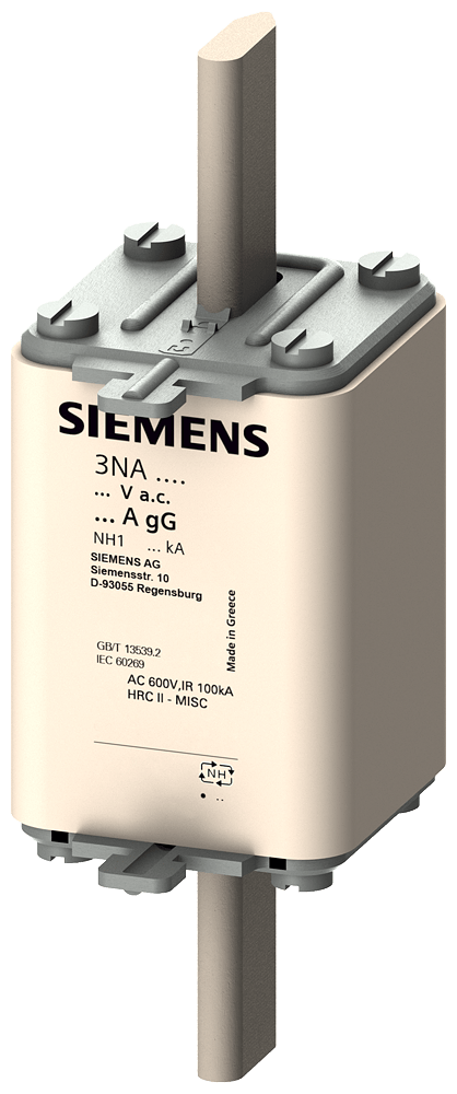 LV HRC fuse NH1 250A gG 500Vac/4...