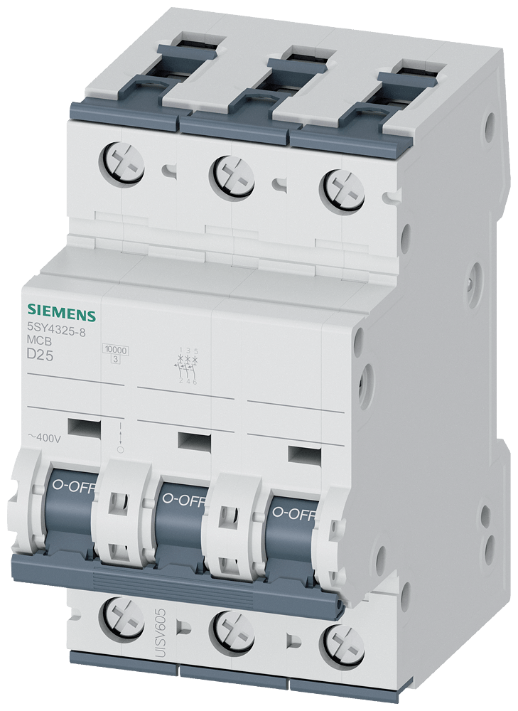 CIRCUIT BREAKER 10KA 3POL D25